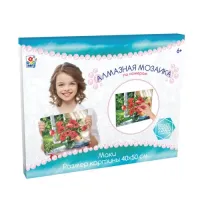 1TOY ART Алмазная мозаика 40х50 см. Набор “Маки“ в коробке 