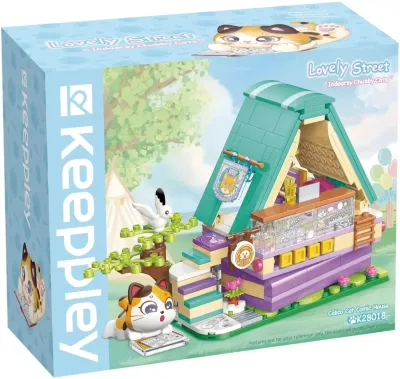 Конструктор Keeppley серия Lovely Street Домик-библиотека 