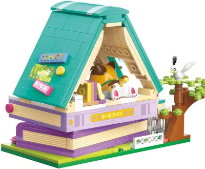 Конструктор Keeppley серия Lovely Street Домик-библиотека 