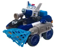 Super Wings Полицейская машина Пола с фигуркой