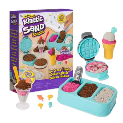 Kinetic Sand Игровой набор Магазин мороженого, кинетический песок с акс.