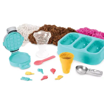 Kinetic Sand Игровой набор Магазин мороженого, кинетический песок с акс.