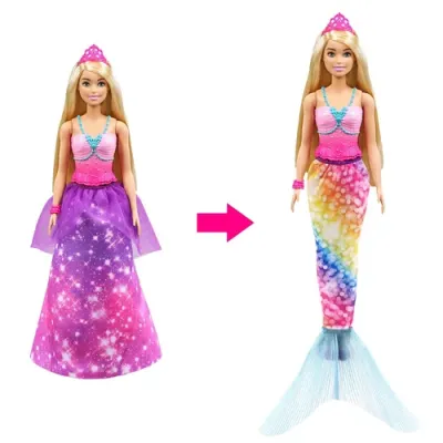 Barbie Кукла 2-в-1 Принцесса