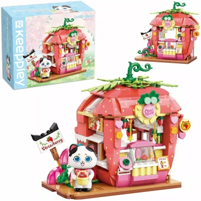 Конструктор Keeppley серия Lovely Street Магазин-клубничка