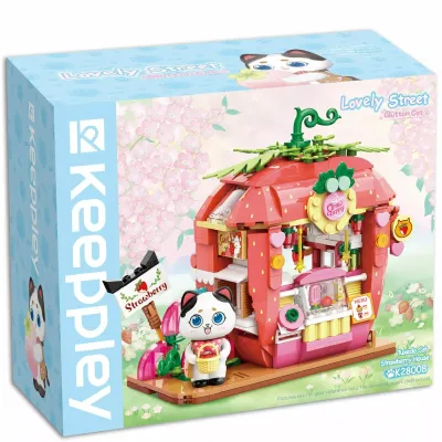 Конструктор Keeppley серия Lovely Street Магазин-клубничка