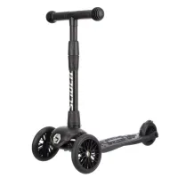 Самокат трехколесный Slider Start, складной, цвет: черный