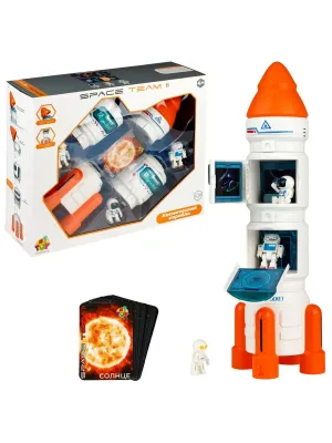 1toy SPACE TEAM II космический корабль в компл. 3 космонавта, звук. эффекты
