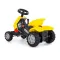 Каталка-трактор с педалями “Turbo-2“ (жёлтая).  89335
