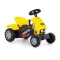 Каталка-трактор с педалями “Turbo-2“ (жёлтая).  89335