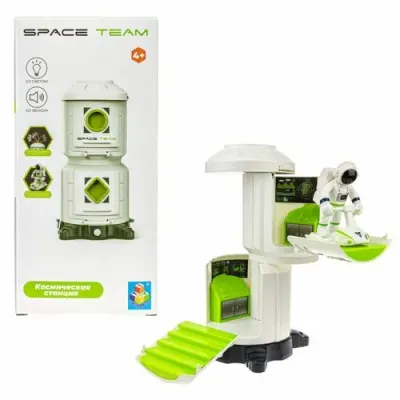 Космическая станция станция со звуком, светом и открывающимися элементами