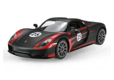 Машина р/у 1:14 PORSCHE 918 Spyder, цвет чёрный матовый 27MHZ