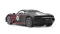 Машина р/у 1:14 PORSCHE 918 Spyder, цвет чёрный матовый 27MHZ