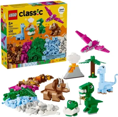 Конструктор LEGO Classic Креативные Динозавры, 450 деталей