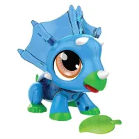 1TOY Игрушка РобоЛайф Динозаврик интерактивный (модель для сборки) с аксессуаром, 2хАА бат (не входя