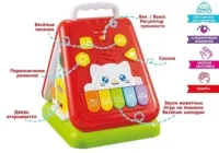 Игрушка для малышей. Развивающий центр “Домик музыкальный “Умный Я“, со звуковыми эффектам