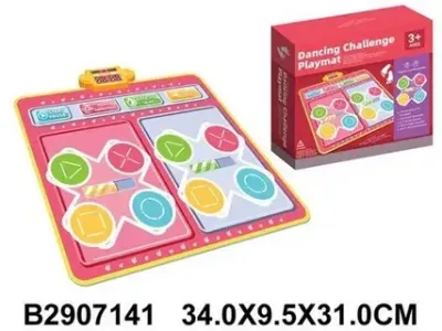 Игрушка развивающая "Танцевальный коврик" световые и звуковые эффекты