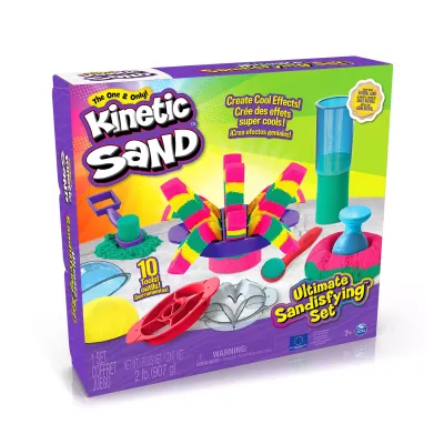 Kinetic Sand Игровой набор Творчество, кинетический песок с аксессуарами