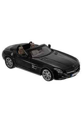 Машинка die-cast Mercedes-Benz SLS AMG Roadster, 1:32, чёрная