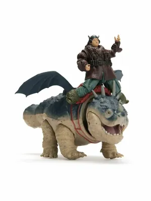 How to train your dragon Игровой набор Викинг и дракон: Рыбьеног и Громмель. 23см.