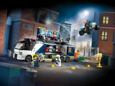 Конструктор LEGO Полицейский передвижной грузовик криминалистической лабораторией