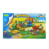 Игровой набор Bebelot Basic “Мегапарк“ (85 дет., ж/дорога-пазлы, свет., звук. эфф., аксес.)