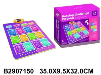 Развивающая игрушка "Танцевальный коврик", свет. и звук. эффекты