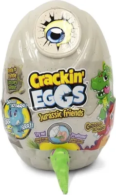 Игрушка мягконабивная динозавр 22 см «Crackin'Eggs» в яйце. Серия Парк Диноз 