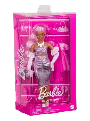 Кукла Barbie - Барби Deluxe Style с модными аксессуарами 