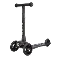 Самокат трехколесный Slider Start, складной, цвет: черный, размер: 57*25*66 см