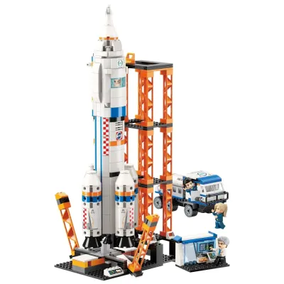 Конструктор QMAN “Космос: Ракета на старте“ (632 дет.)