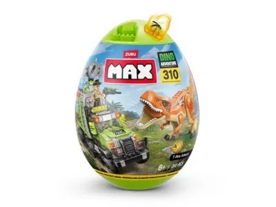 Конструктор ZURU MAX Дино-Приключения, 310 дет.