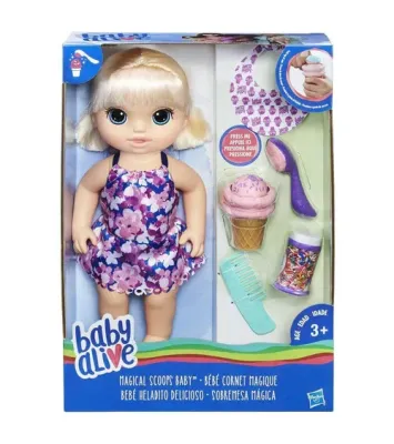 BABY ALIVE. Кукла Малышка с мороженым