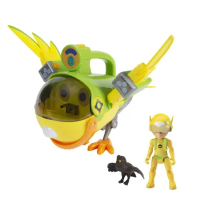 Petronix Игровой набор мега-трансформер 2в1 Полли и фигурка