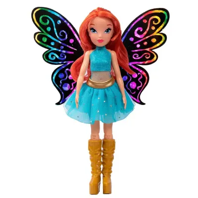 Шарнирная кукла Winx Club "BTW Scratch Art Wings"  Блум с крыльями для скретчинга, 24 см