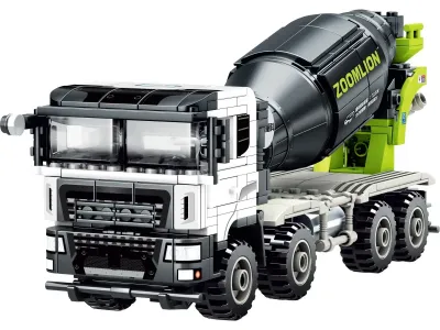 Конструктор пластиковый "Автобетономеситель"