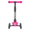 Самокат трехколесный Slider Stile, складной, колеса со светом, цвет: фуксия