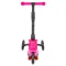 Самокат трехколесный Slider Stile, складной, колеса со светом, цвет: фуксия