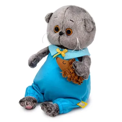 Кот Басик BABY с ежиком 20 см