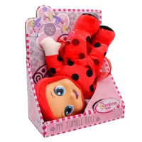 Кукла-пупс перевертыш Божья коровка, 36 см, Bambina Bebe