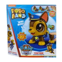 Щенячий патруль Игрушка РобоЛайф  Гончик интерактивный (модель для сборки) со звук. эффект. 2хАА бат