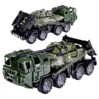 Тягач военный “Щит“ с танком (камуфляж)