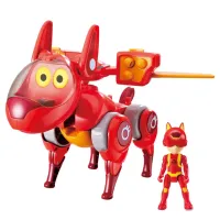 Petronix Игровой набор мега-трансформер 3-в-1 Паппи и фигурка