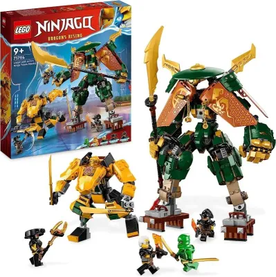 Конструктор LEGO Роботы команды ниндзя Ллойда и Арина