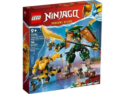 Конструктор LEGO Роботы команды ниндзя Ллойда и Арина