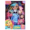 Кукла озвуч Сказочный Патруль Снежка 32 см, 15 песен и фраз, расч. с блестками Карапуз