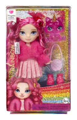 Рейнбоу Хай Кукла Littles Маджента 15 см розовая с аксессуарами RAINBOW HIGH