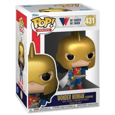 Фигурка Funko POP Heroes: WW 80th: Чудо-женщина (WW (Flashpoint)) из вселенной DC