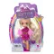 Barbie Мини-кукла Экстра Модница в мерцающем платье с меховой накидкой