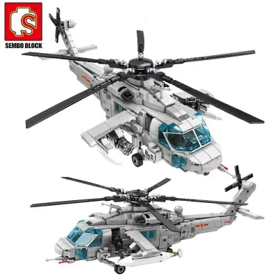 Конструктор пластиковый "Вертолет" 