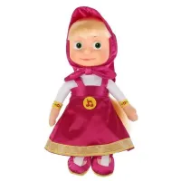 Игрушка мягкая Маша и Медведь маша 29 см, муз. чип, в пак. МУЛЬТИ-ПУЛЬТИ